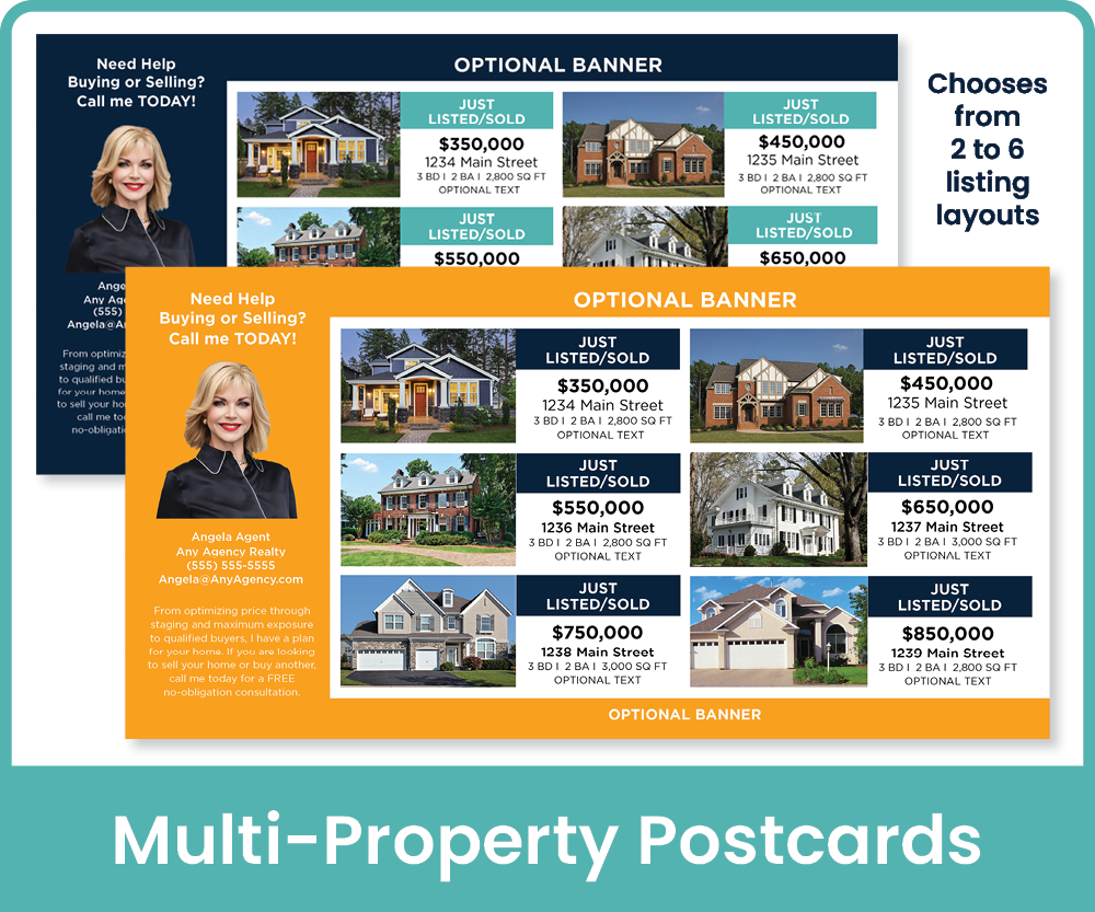 Multi-Property Postcards