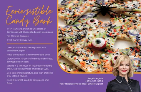 Eerie-sistible Candy Bark Sample